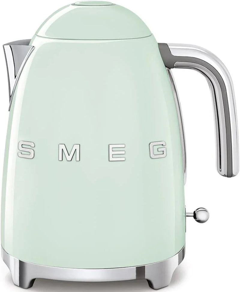 Retro style 7-tank electric kettle, featuring automatic power-off function, detachable base and water level indicator, with matte Canobrandt finish. Q5