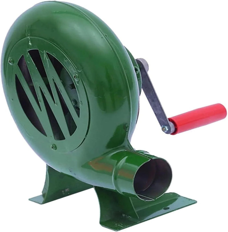 Blower Popcorn Fan, Manual BBQ Forge Air Blower with Hand Crank for Camping Picnic Outdoor - 80W-350W(150W) U4