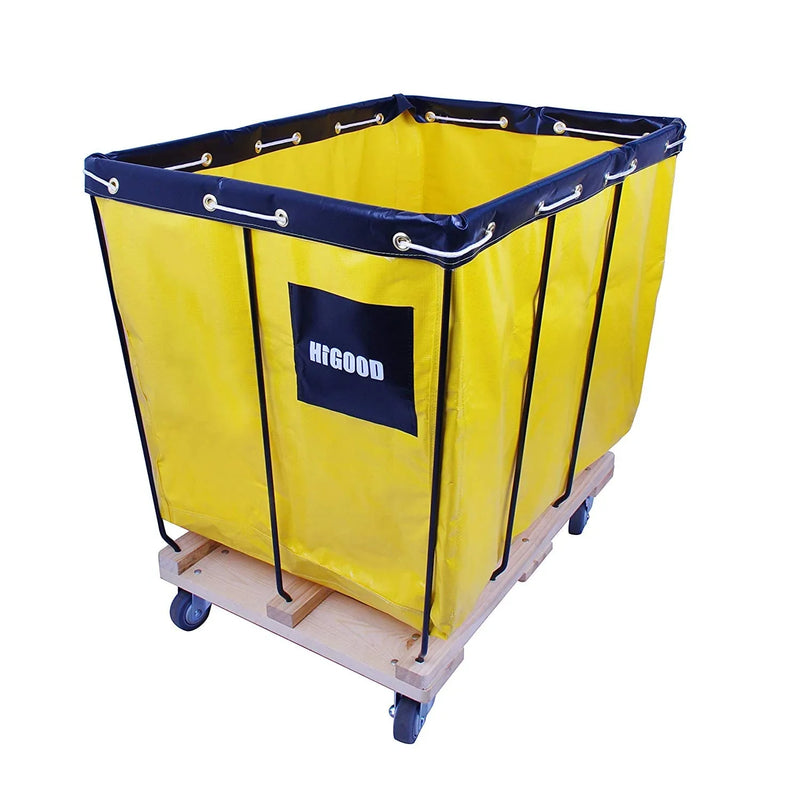 Basket Trucks,Service Carts Yellow 8 Bushel Knock Down Truck,Carts, 10.0 cu. ft, 400 lb, 34" L X 22" W X 30.5" H Capacity G2