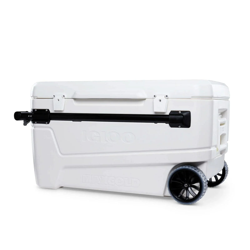 110 Qt Glide Pro Portable Large Ice Chest Wheeled Cooler Q7