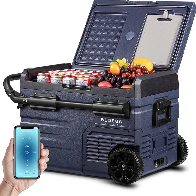 12 Volt 37 Qt. Portable Car Refrigerator, Car Freezer for Outdoor, Camping, Travel, RV,APP Control T3