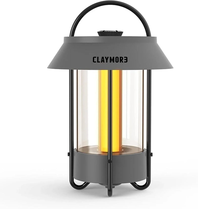 Desk Lamp (Dark Gray) - A beautiful portable outdoor lamp, featuring 4 different lighting heads, equipped with a 6700 mAh rechargeable battery, with a brightness of up to 660 lumens, and featuring waterproof functionality. Suitable for Halloween deco O3