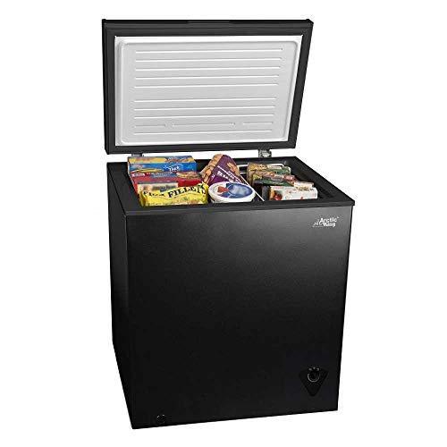 5 cu ft Chest Freezer for Your House, Garage, Basement, Apartment, Kitchen, Cabin, Lake House, Timeshare, or Business L0