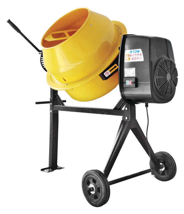 74013 5A Portable Electric Concrete Mixer, 115-L/4-cu-ft E8