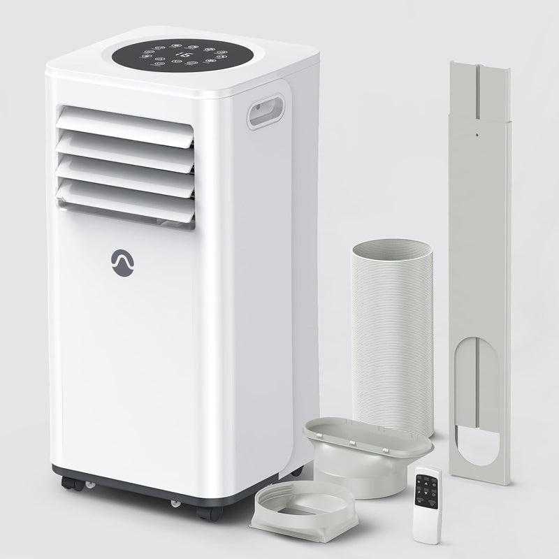 Portable Air Conditioners, 10000 BTU Air Conditioner Portable for Room up to 450 Sq. Ft., 3-in-1 Portable AC Unit with Digital Display, Remote Control, Window Installation Kit, 24H Timer, Sleep Mode X2