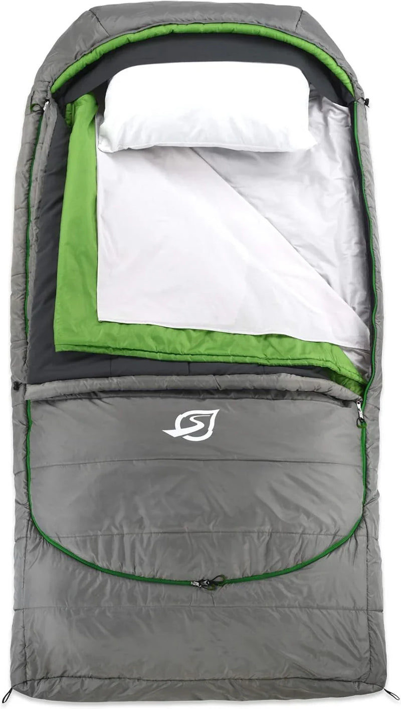Adult Cloud-style sleeping bag - Adjustable multi-layer design, suitable for use in 3 to 4 seasons - Includes cotton bedding H7