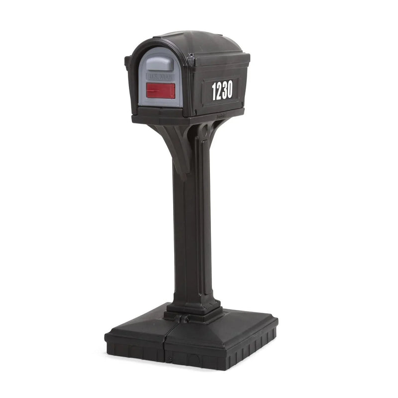 Classic Black Plastic Mailbox A0