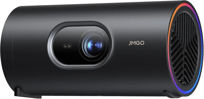 1080P intelligent portable projector, Google TV, 400 lumens, 8-watt Dolby Digital Sound, 3D activation function, HDR10 standard, mini projector with Wi-Fi and Bluetooth functions, suitable for home and outdoor use, equipped with optical filter. W3