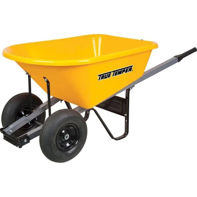 6 Cu. ft. Poly Wheelbarrow with Dual Wheels RP6DWLG8 I0