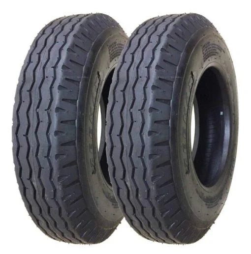 Heavy Duty Highway Trailer Tires 8-14.5 14PR Load Range G Set 2 Q1