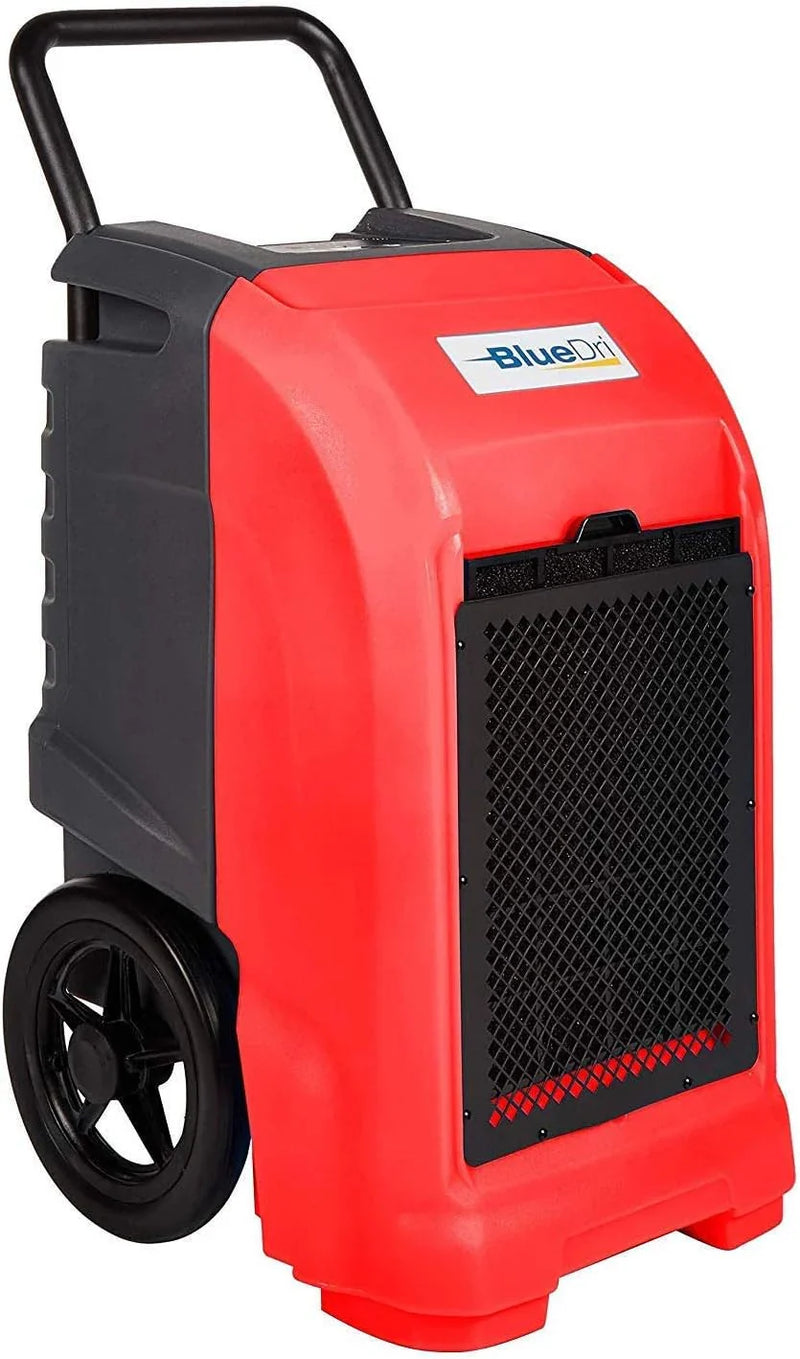 Commercial dehumidifier, suitable for homes, basements, garages and workplaces. Industrial water loss treatment equipment - a set of 1-piece, blue F6