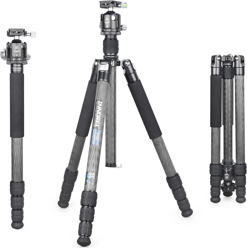 Super professional bracket, with low center of gravity, featuring low gravity effect, 360-degree rotating panoramic spherical connector, and green camouflage leg covers, suitable for digital single-lens reflex cameras. G6
