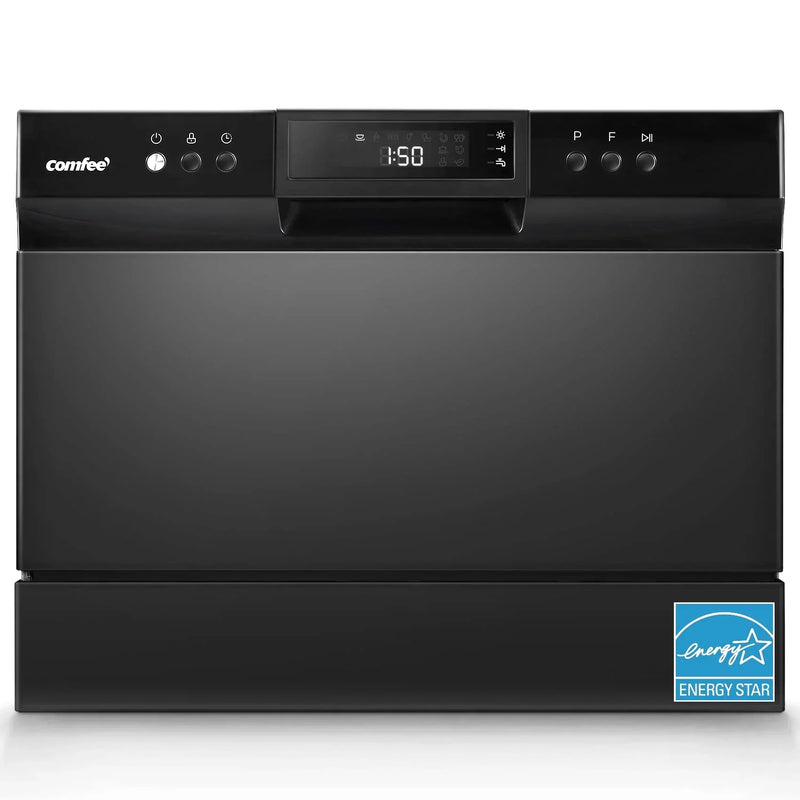 COMFEE' Portable Countertop Dishwasher for Dorm, RV& Apartment D2