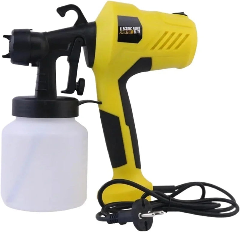 Electric Spray Gun Household Paint Coatings Latex Paint Spray Painting Machine Small Spraying Machine Spray Kettle and Spray Gun(Caliber 2.5mm Yellow) Z1