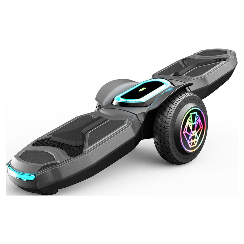 Swagtron Shuttle Zipboard Electric Hoverboard Skateboard 7 mph and 3-Mile Range LED Wheels Bluetooth Speaker P5