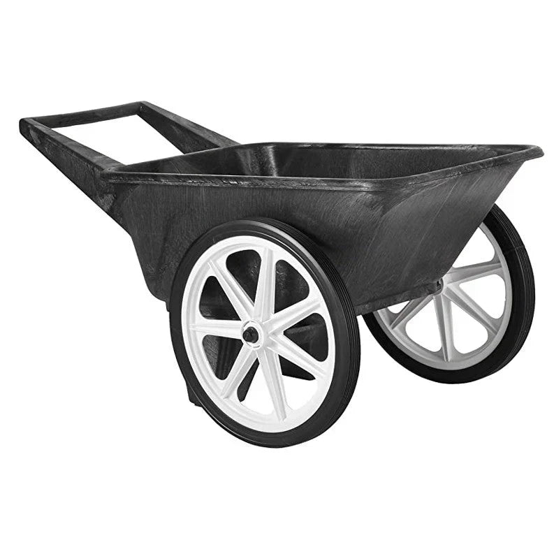 Commercial Big Wheel Cart, 200 Pound Capacity, Black X1