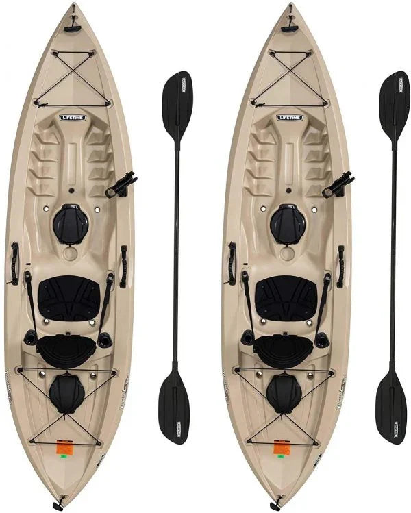 Lifetime 90806 Tamarack Angler 100 Fishing Kayak C 2 Pack (Paddles Included) B0