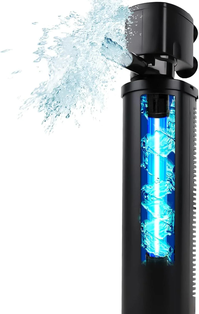 600GPH Cold Plunge Filter Small Pool Filter for Up to 1000 Gal Ice Bath Hot Tub Cloudy Water Cleaner with Green Clean Machine fof Cold Pod L9
