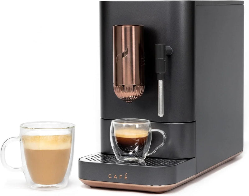 Automatic coffee grinder coffee machine, built-in milk frother, adjustable coffee bean grinder, one-button brewing function L6