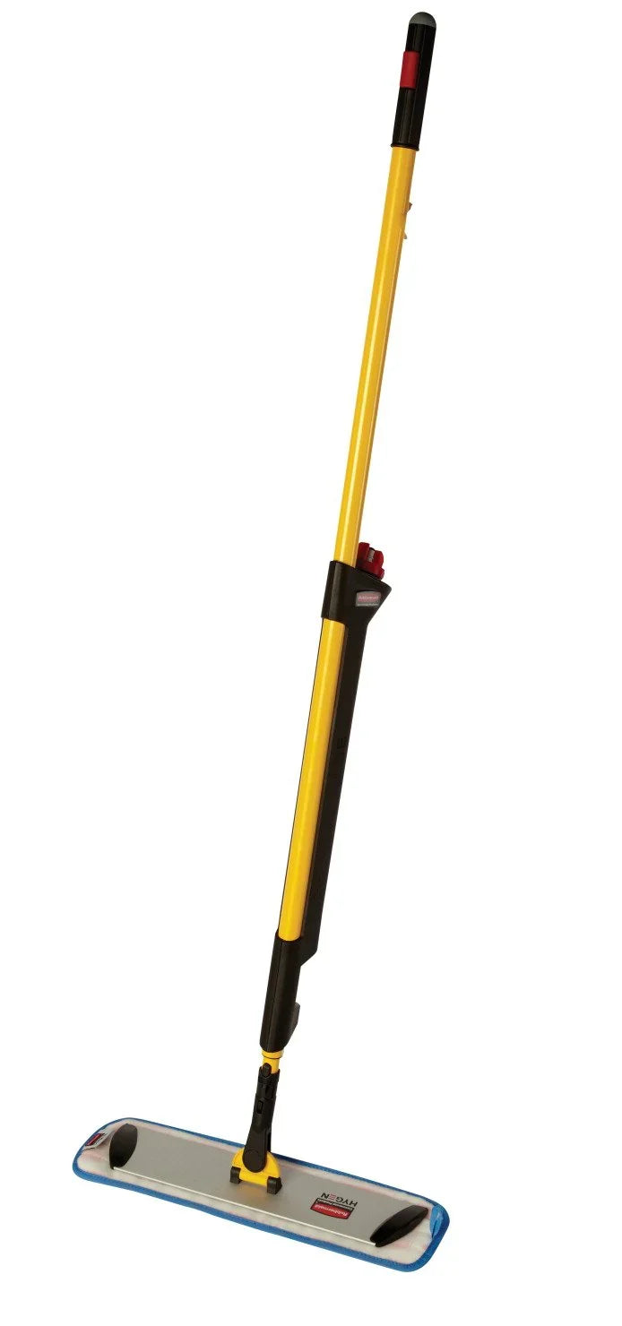 Pulse microfiber floor cleaning system, operated using a single-sided mop frame Y4