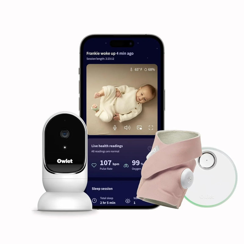 Two-channel camera tracking and notification function, which can monitor the baby's heart rate and blood oxygen level in real time, and display the results in 1080p high-definition through WiFi video for viewing. G5