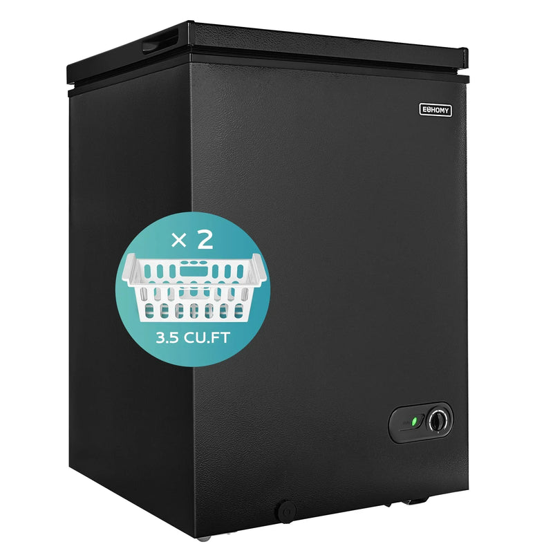 3.5 Cu.Ft Chest Freezer with Removable Basket D4