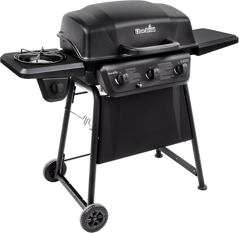Convective 3-Burner with Side Burner Propane Gas Stainless Steel Grill R8