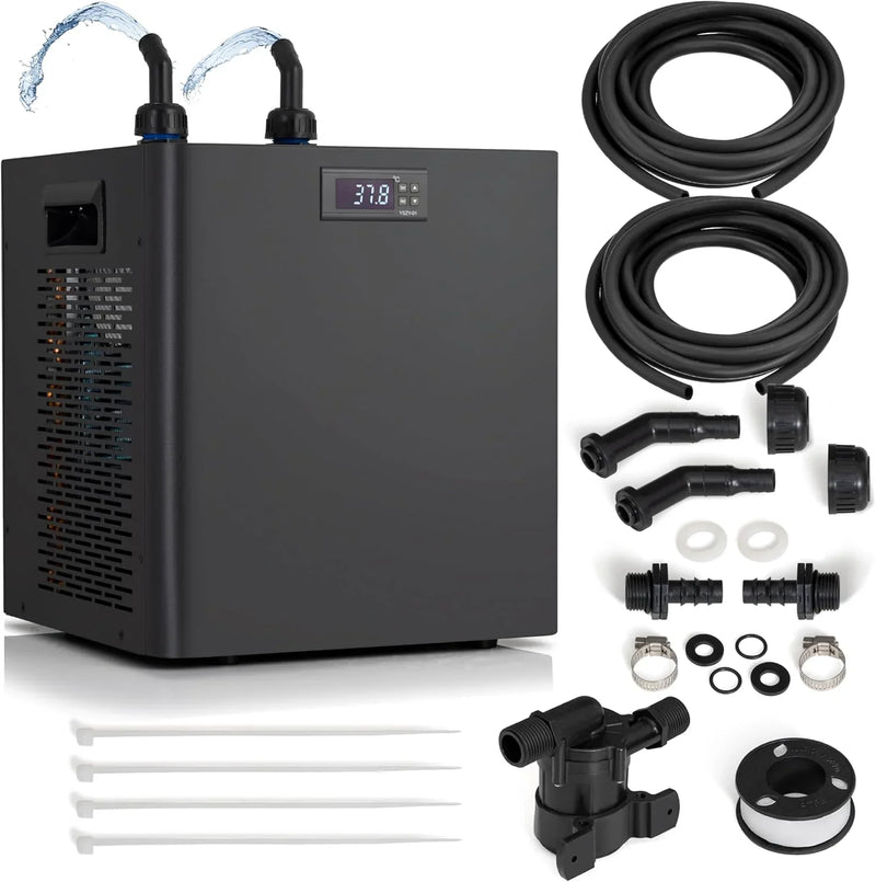 Polar Revive Chiller for Ice Bath and Cold Plunges Including All Hoses and Pumps. 1/3 HP, 2/3 HP, 1 HP Models O8