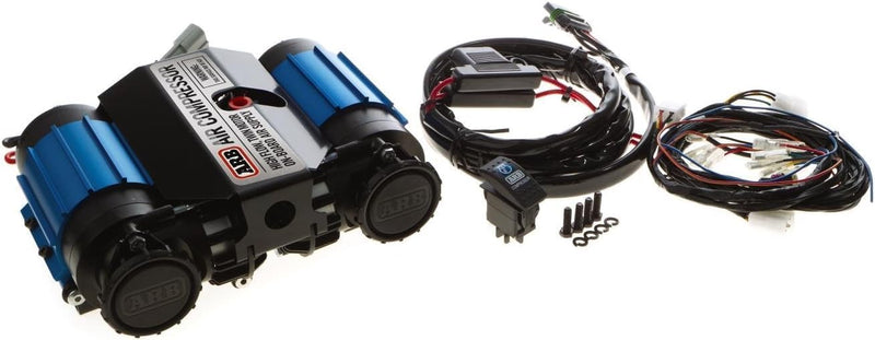 Portable air compressor - High performance - 12 volts - Suitable for air locking differentials and tire inflation V1