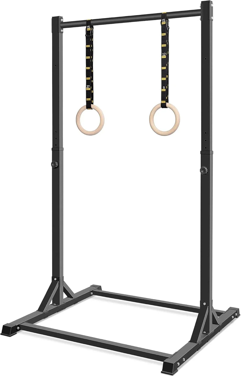 Pull Up Station, Bongkim Power Tower Portable Pullup Bar Station, Pull Up Bar for Home Gym, Pull Up Tower Station 330LBS L9