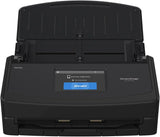 iX1600 Wireless or USB High-Speed Cloud Enabled Document, Photo & Receipt Scanner with Large Touchscreen and Auto Document Feeder for Mac or PC, 17 watts, Black