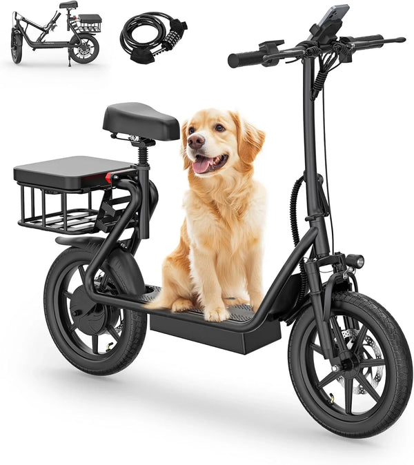 Electric Scooter Adults,Max 19/27/49 Miles Ranges,Top Speed 19/22 mph,350/750W Peak Motor, Folding E-Scooter with Dual Braking Dual Suspension T7