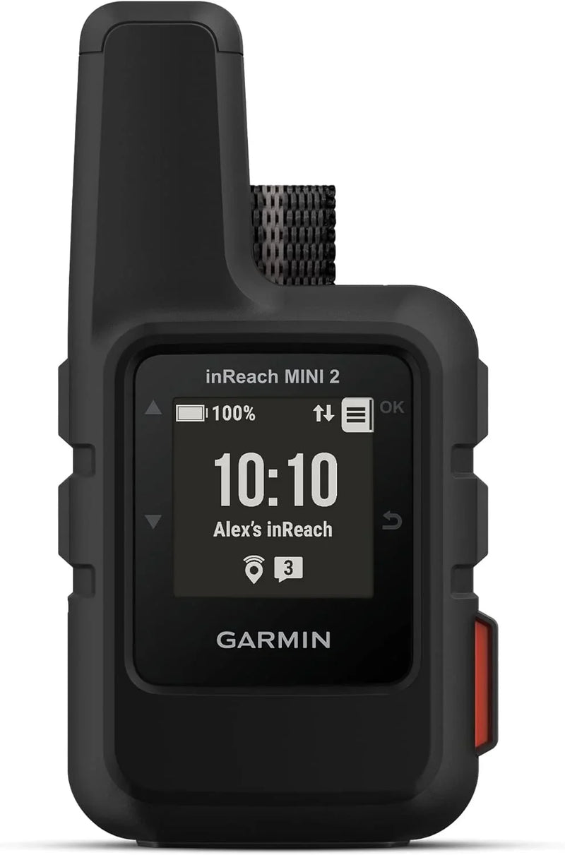 Compact and portable satellite communication device, suitable for hiking use, in orange color K4