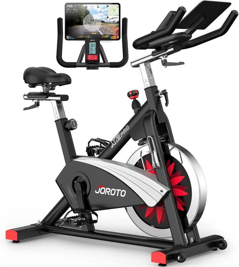 Exercise bike - An indoor cycling bike with readable magnetic resistance and belt drive function M4