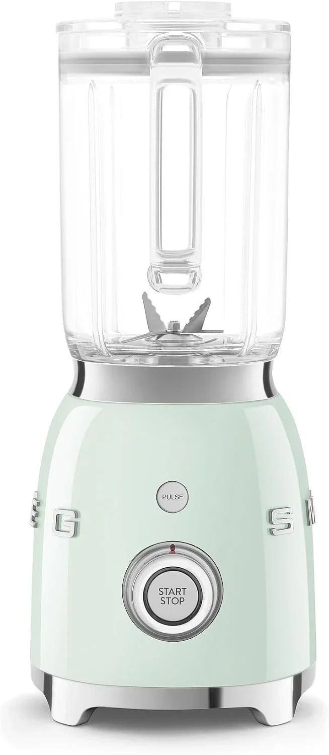 Backwash-style blender - 600-watt countertop blender, equipped with a 48-ounce BPA-free capacity container, featuring 3 speed modes and pulse function, ice crushing function and juice blending function - adopts the 50th anniversary design style - gen A8