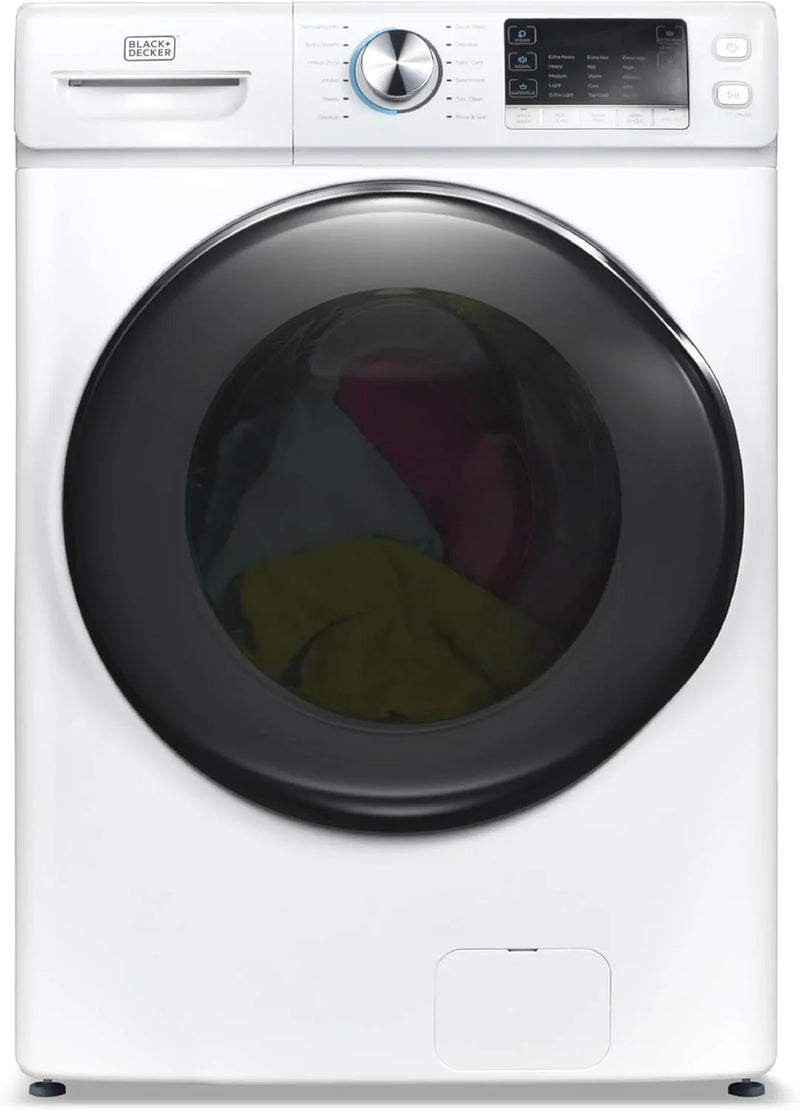 0.9 Cu. Ft. Portable Washer, 6.6 lb. Capacity Washing Machine for Homes & Apartments, 5 Wash Cycles, Quick Connect Sink Adapter and Drain Hose Included, Transparent Lid, BPWM09W, White S4