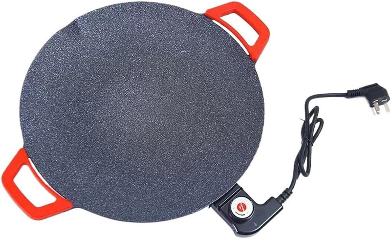Round Barbecue Stove Household Electric Barbecue Pot Plate Smokeless Non-stick Grill C2