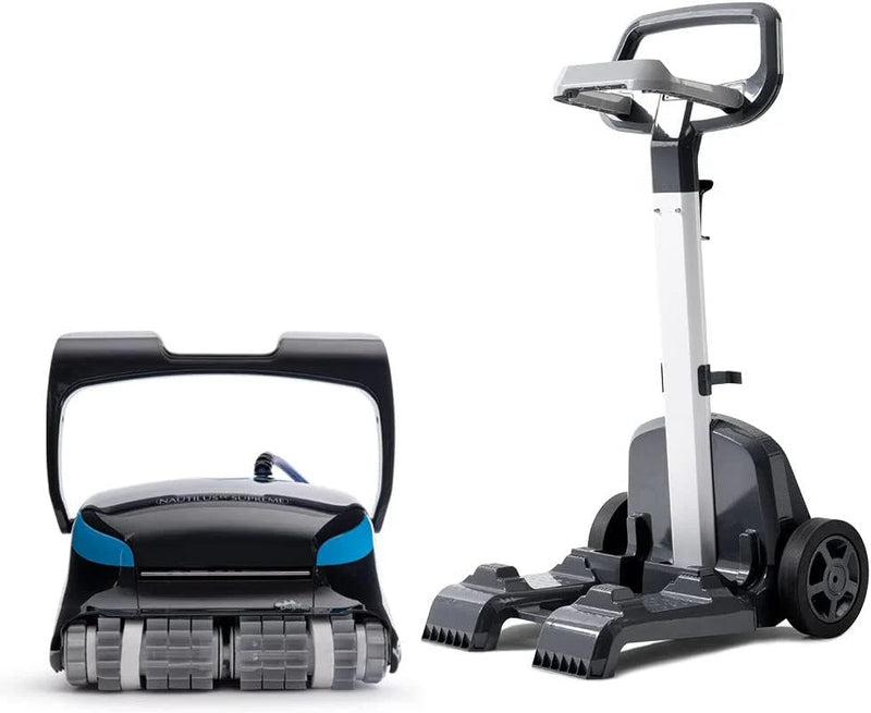 Nautilus CC Plus Wi-Fi Automatic Robotic Pool Vacuum Cleaner, Always Cleaning, Never Charging, with Wall Climbing Scrubber Brush, Ideal for In-Ground Pools up to 50 FT in Length Y0