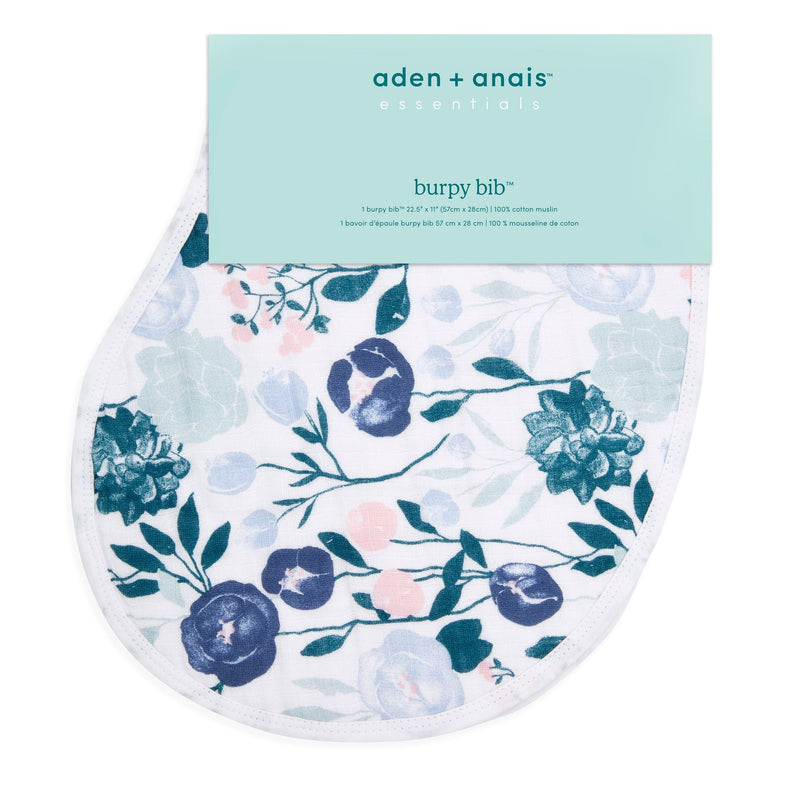 Aden and Anais Essentials Burpy Bib, Flowers Bloom T6