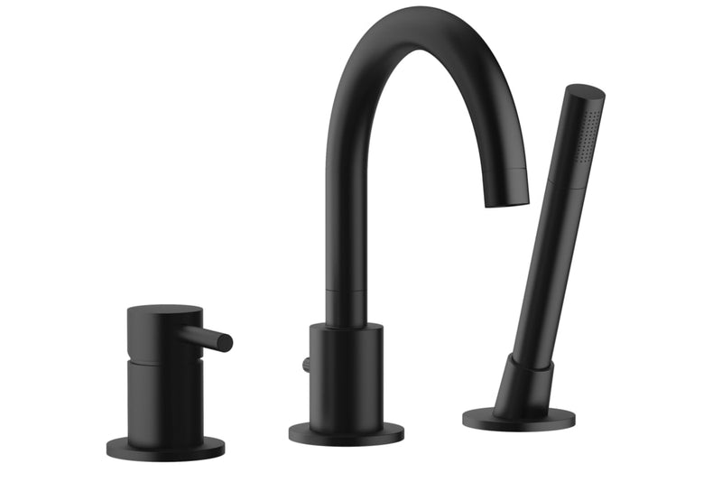 A&E Bath Piper Deck Mount Bathtub & Shower Faucet, Assorted Finishes G8