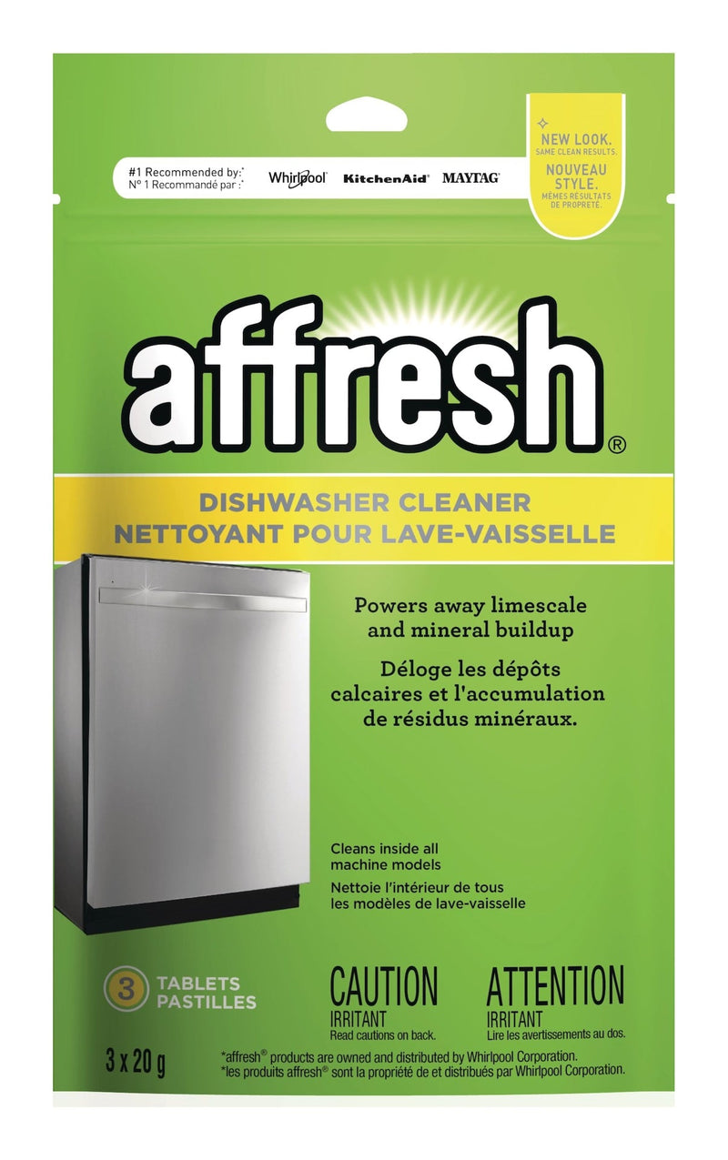 Affresh Dishwasher Cleaner Tabs, Fresh Scent, 20-g, 3-pk R7