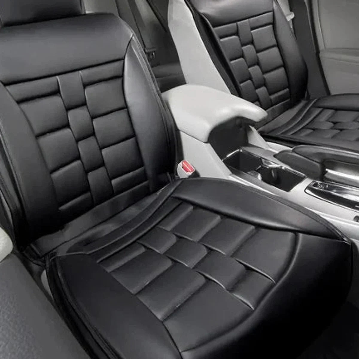 Alpena Black Padded Universal Fit Luxury Seat Cover, 2-pack