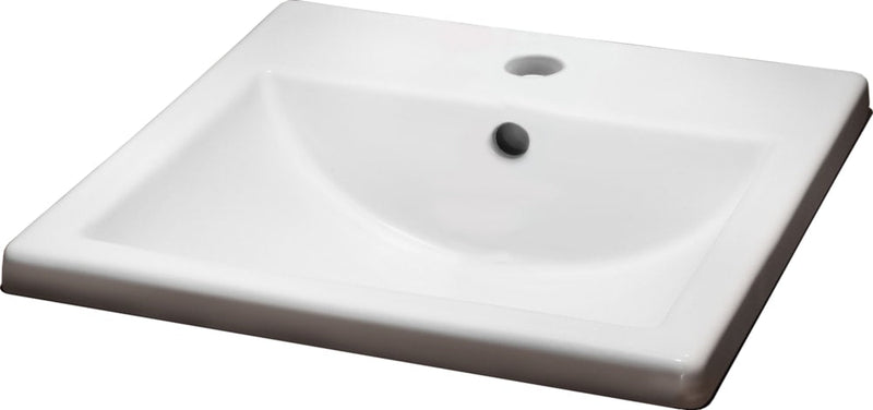 American Standard Marquette Square Drop-In Bathroom Sink/Basin with Overflow, White, 16x16-in X4