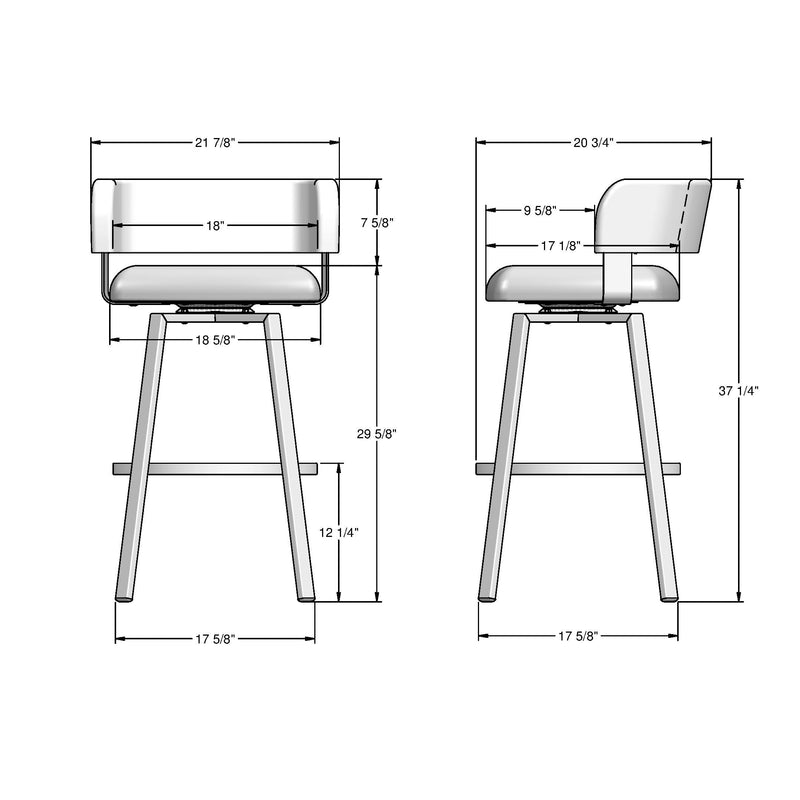 Amisco Stinson Bar Stool D1