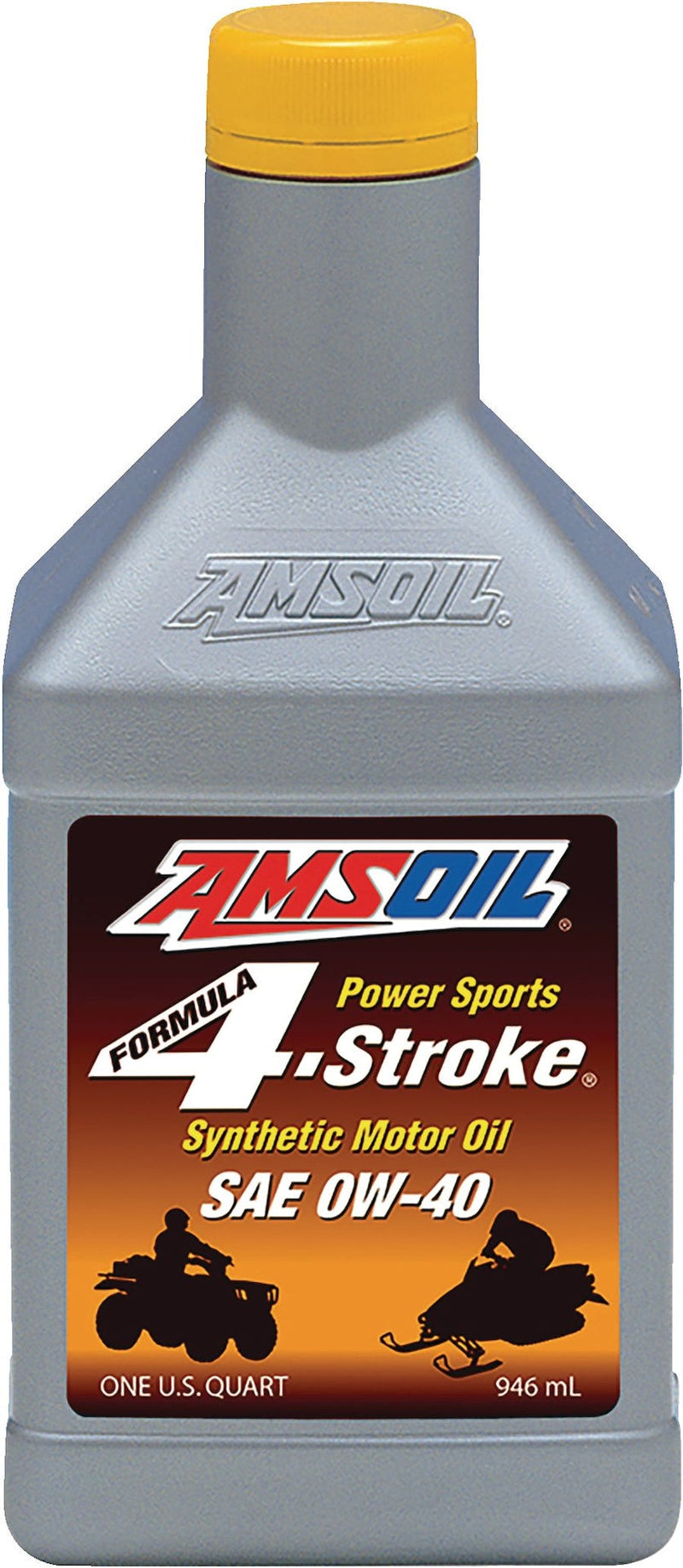 Amsoil 4-Stroke Formula Synthetic Powersport Oil 0W40, 946-mL O9
