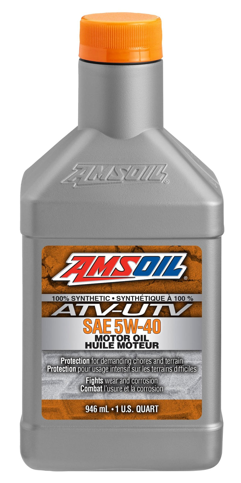 Amsoil 946-mL 100% Synthetic 5W40 ATV/UTV Engine Oil Y7