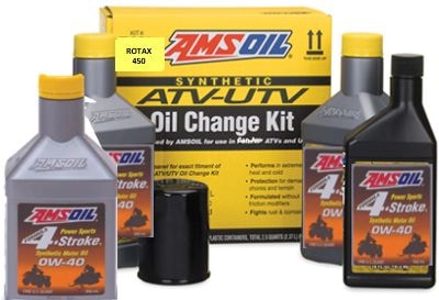 Amsoil Can-Am Rotax 450 ATV/UTV Oil Change Kit B9