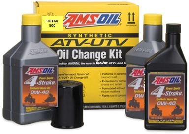Amsoil Can-Am Rotax 500 ATV/UTV Oil Change Kit B2