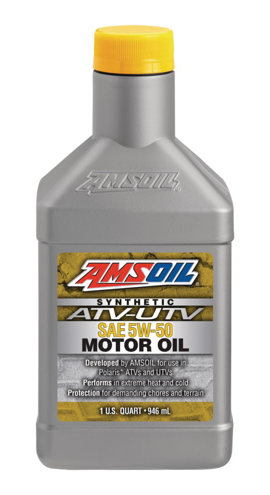 Amsoil Synthetic ATV/UTV Engine Oil 5W50, 946-mL L0