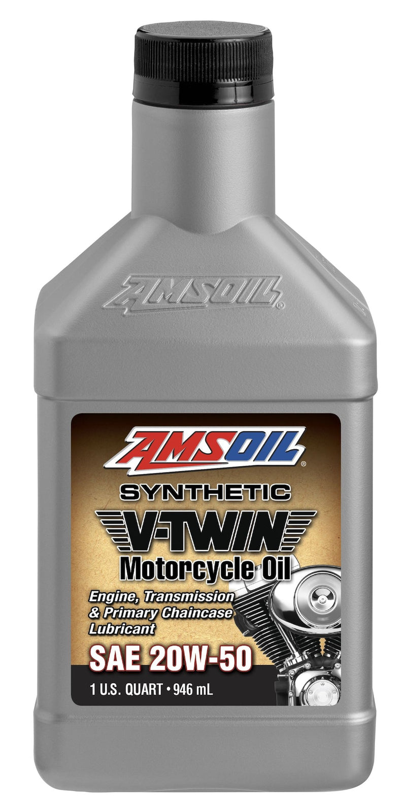 Amsoil Synthetic Motorcycle Oil 20W50, 946-mL G5
